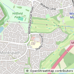 Map of Solihull