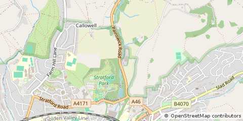Map of Stroud