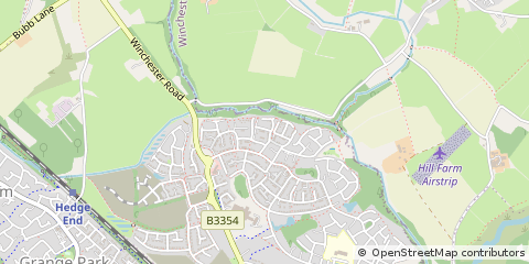 Map of Southampton, Hampshire
