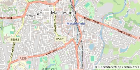 Map of Macclesfield