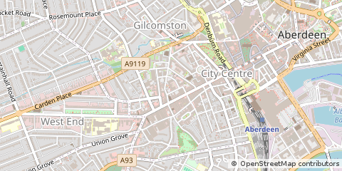 Map of Aberdeen