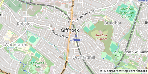 Map of Glasgow
