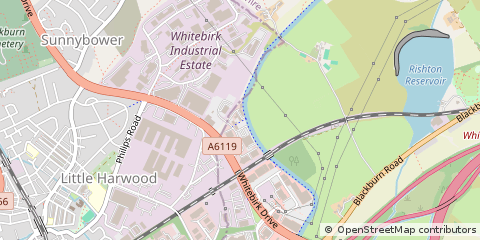 Map of Blackburn