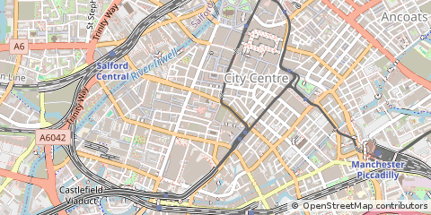 Map of Manchester