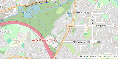 Map of Manchester