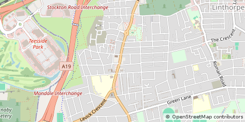 Map of Middlesbrough