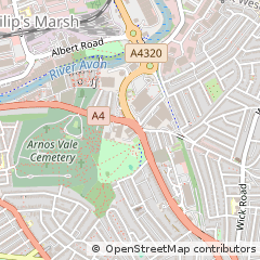 Map of Bristol, Somerset