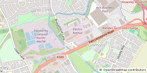 Map of Liverpool, Merseyside