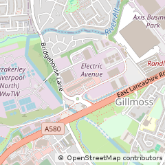 Map of Liverpool, Merseyside