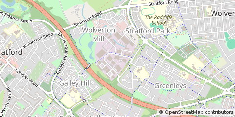 Map of Milton Keynes