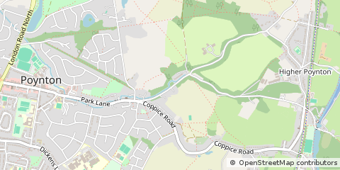 Map of Stockport, Cheshire