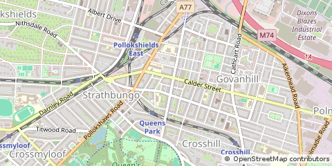 Map of Glasgow
