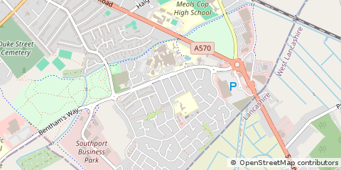Map of Southport