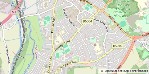 Map of Nottingham