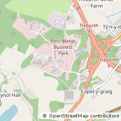 Map of Bangor, Gwynedd