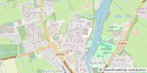 Map of Newport, Isle of Wight