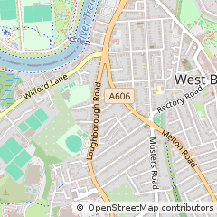 Map of Nottingham, Notts