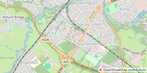 Map of Southampton