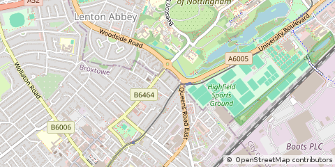 Map of Nottingham