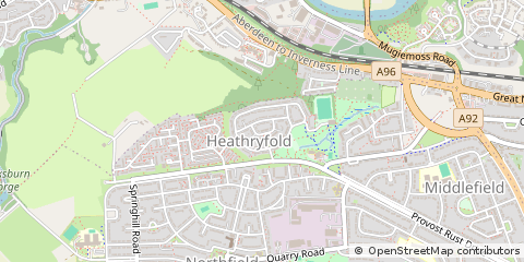 Map of Aberdeen