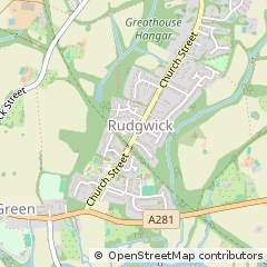 Map of Horsham, West Sussex