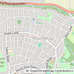 Map of Leeds, West Yorkshire