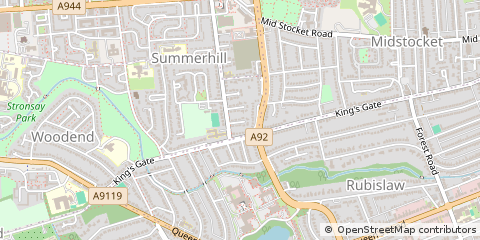 Map of Aberdeen