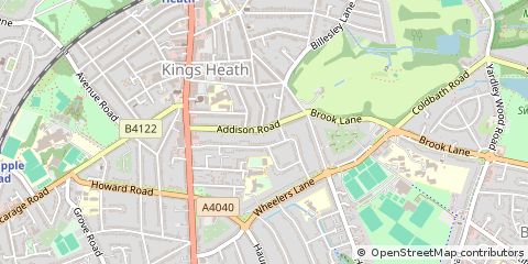 Map of Birmingham