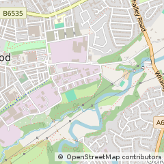 Map of Great Harwood, Lancashire