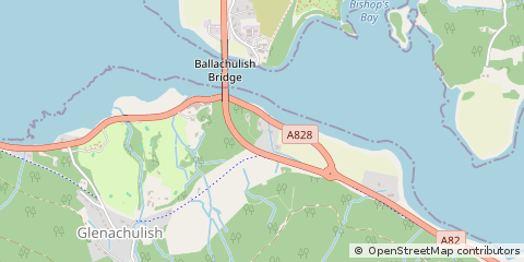 Map of Ballachulish, Argyll