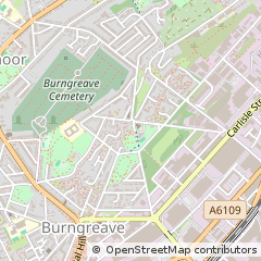 Map of Sheffield, South Yorkshire