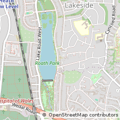 Map of Cardiff