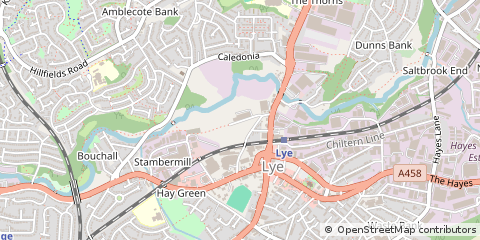Map of Stourbridge, West Midlands