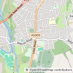 Map of Milton, Stoke-on-Trent