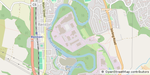 Map of Dumbarton