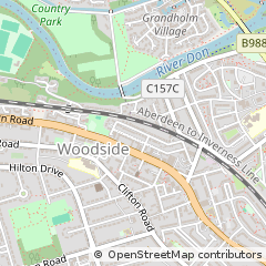 Map of Aberdeen, Aberdeenshire