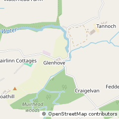 Map of Cumbernauld, North Lanarkshire