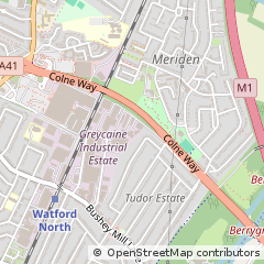 Map of Watford, Hertfordshire