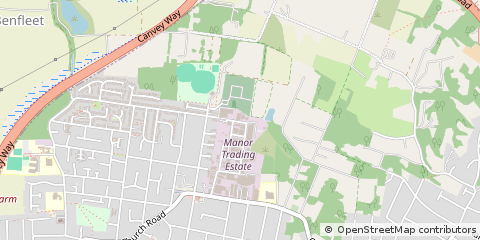 Map of Benfleet, Essex