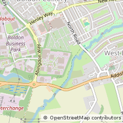 Map of Boldon, Tyne and Wear