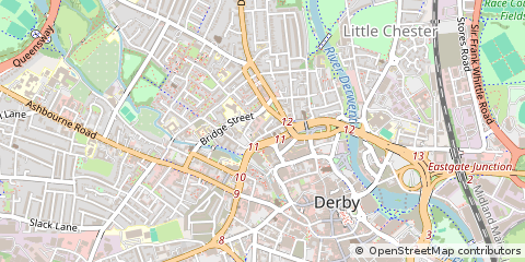 Map of Derby