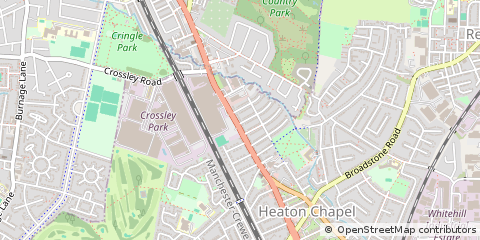 Map of Stockport