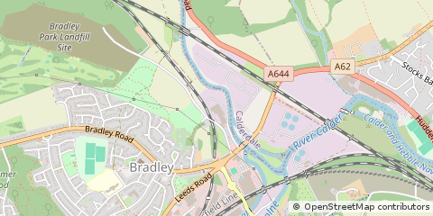 Map of Huddersfield