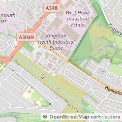 Map of Poole, Dorset