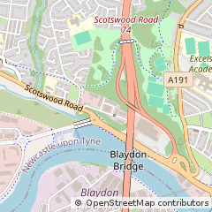 Map of Newcastle Upon Tyne