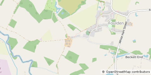 Map of Thetford, Norfolk