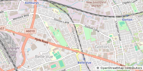 Map of Manchester, Greater Manchester