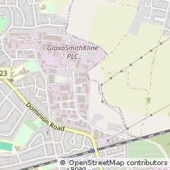 Map of Worthing, West Sussex