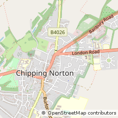 Map of Chipping Norton, Oxfordshire