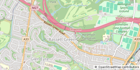 Map of Southampton, Hampshire